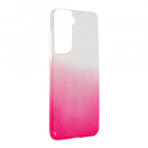 Husa Samsung Galaxy S21 FE din silicon lucios, Skyddar Shining - Pink