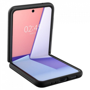 Husa Samsung Galaxy Z Flip 3 5G, Thin Fit Spigen - Negru - Img 2