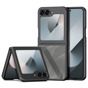 Husa Samsung Galaxy Z Flip6, Antisoc, Dux Ducis Aimo Series, Negru