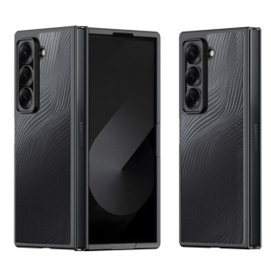Husa Samsung Galaxy Z Fold SE, Antisoc, Dux Ducis Aimo Series, Negru