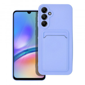 Husa Samsung Glaxy A25 5G din silicon Suport Card, set cu sticker, Cards Case, Mov