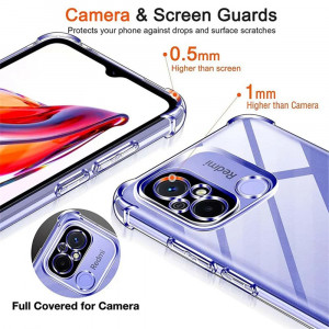 Husa Xiaomi Redmi 12C din silicon slim, anti soc, Skyddar Shock - Transparenta - Img 2