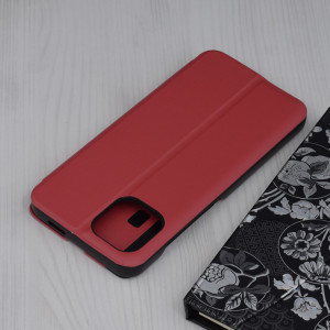 Husa Xiaomi Redmi A1 tip carte, Techsuit eFold - Rosu - Img 3