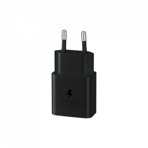 Incarcator priza fast charge 15W, 2A, Type-C, Original Samsung - Negru - Img 2