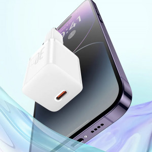 Incarcator Type-C, Fast Charging, GaN, 30W - Baseus (CCGN070603) - Blue - Img 5