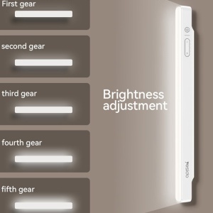 Lampa de birou, Wireless, 3600mAh, 114 LED, 5 Trepte, Yesido, Alba - Img 5