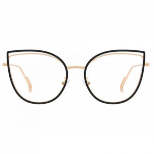 Ochelari calculator dama protectie lumina albastra, Techsuit (F95597-C5) - Bright Black - Img 2
