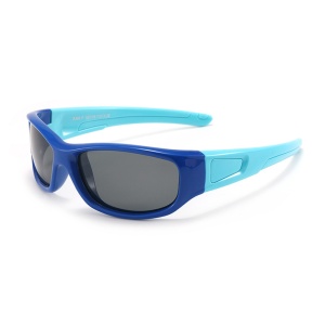 Ochelari de soare copii 3-5 Ani, Protectie UV, Skyddar Kido 800 - Bleumarin
