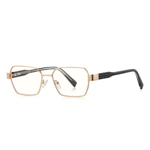 Ochelari Protectie Blue Light Unisex/Femei, SKYDDAR INNOVATION, Rame Metalice, 3161, Design Modern, set cu sticker, Roz