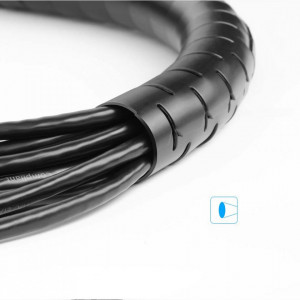 Organizator Cabluri Universal 25mm x 1.5m, Ugreen Protection Tube DIA LP121, Negru - Img 3