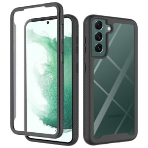 [Pachet 360°] Husa + Folie Samsung Galaxy S22 Plus 5G anti soc, Techsuit Defense - Negru