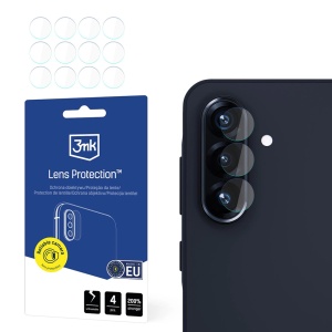 [Pachet 4x] Folie camera pentru Samsung Galaxy A56 5G, 3mk Lens Protection, Transparenta