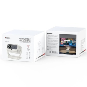Proiector Smart, 1280x720p, Android 9.0, Bluetooth v5.1, 190 ANSI, Yesido, Alb - Img 8