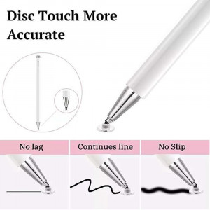 Stylus Pen Universal din Alumiuniu - Yesido (ST03) - White - Img 4