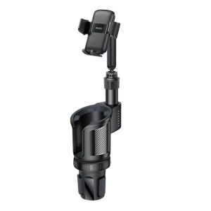 Suport auto 2 in 1, Suport pahar si telefon, Brat flexibil, 4.7-7.2 inch, Yesido, Negru