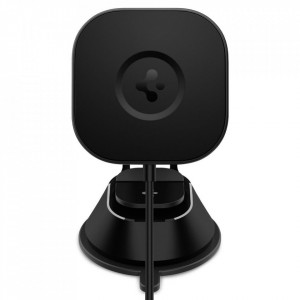Suport Auto pentru Bord / Parbriz, Incarcare Wireless, compatibil Magsafe, Spigen (ITS35W) - Negru - Img 3