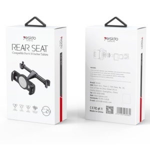 Suport auto tetiera, Brat telescopic 130-170mm, Rotire 360, Tableta si Telefon 4-10 inch, Yesido, Negru - Img 7