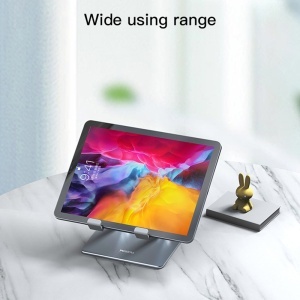 Suport de birou, Pliabil, Pentru telefon si tableta 4.5 - 13 inch, Aliaj aluminiu, Yesido, Argintiu - Img 3