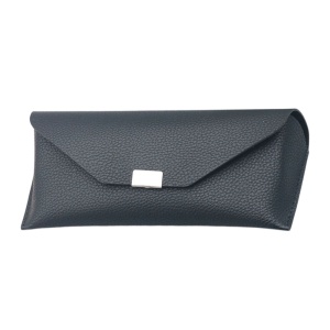 Toc Ochelari capsa, Piele Poliuretanica, set cu sticker, Model ETK4, Negru