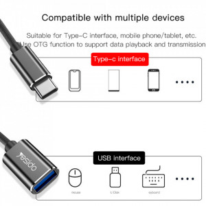 Adaptor cablu Type-C la USB 3.0, 5Gbps, (GS01), Yesido - Negru - Img 5