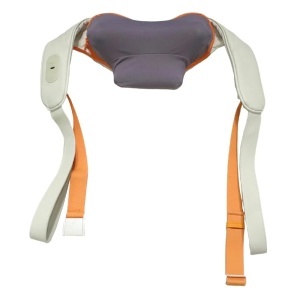 Aparat masaj cervical, Shiatsu, Incalzire Hot Compress, 2000mAh, Yesido, Bej