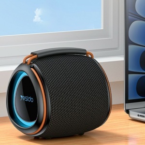 Boxa portabila, Bluetooth 5.3, 8W, 1200mAh, USB, TF Card, Yesido, Negru - Img 4