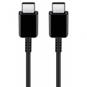 Cablu de Date Type-C la Type-C, 100W, 0.98m - Samsung (EP-DG977BBE) - Black (Bulk Packing) - Img 1