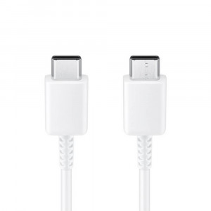 Cablu de Date Type-C la Type-C, 480Mbps, 2.1A, 1m - Samsung (EP-DA905BWE) - White (Bulk Packing) - Img 3