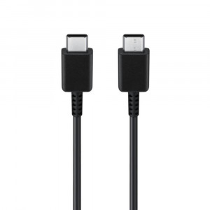 Cablu de Date USB-C to Type-C Fast Charging 3A, 1.8m - Samsung (EP-DW767JBE) - Black (Bulk Packing) - Img 2