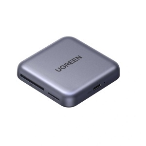 Card Reader Type-C la 2x SD, TF Card, 312MB/s, Ugreen CM898 - Gri