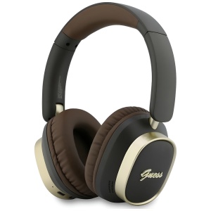 Casti Over-ear, BT, ENC - Guess Rectangle Metal Script (GUBHV28HGCSMW) - Brown