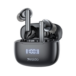 Casti wireless, Bluetooth 5.3, Noise Cancelling, In-ear, 360mAh, Yesido, Alb