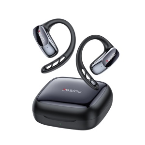 Casti wireless, Bluetooth 5.4, Open-Ear, Touch Control, 400mAh, Yesido, Negru