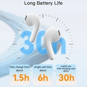 Casti wireless, Bluetooth v5.1, Half-in-ear, 220mAh, Yesido, Alb - Img 2