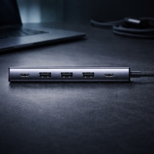 Docking Station Type-C, USB, Display Port, 5Gbps, PD 3.0, 100W, 4K@60Hz, Ugreen CM511 - Gri - Img 5