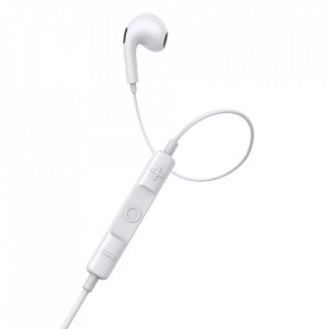 Encok C17 Wired Earphones (NGCR010002) - Type-C Connector with Microphone, 1.1m - White - Img 6