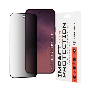 Folie Google Pixel 11 / 11 Pro, Anti-spy Ultra HD, Protectie 9H, Montare Simplă, 111D, set cu sticker, Privacy