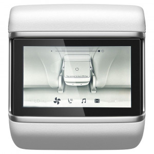 Folie pentru Display Auto Tesla Model X 2022 / Model S 2021, Spigen Glas.tR Slim - Negru - Img 2