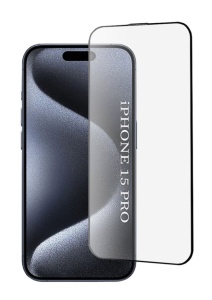 Folie pentru iPhone 15 Pro, SKYDDAR INNOVATION, ESD Glass Anti Static, Ultra HD, set cu sticker, Transparent