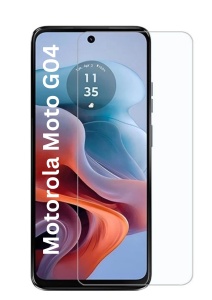 Folie pentru Motorola Moto G04 / Moto G24 / Moto G24 Power / Moto G04s / Moto E14, SKYDDAR INNOVATION, Protectie 9H, 0.3mm, Clear Vision, set cu sticker, Transparent