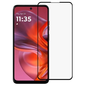 Folie pentru Motorola Moto G05 / Moto E15 din Sticla Securizata, Ultra HD, Protectie 111D, Montare Simplă, set cu sticker, Transparent