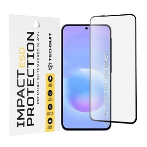 Folie pentru Samsung Galaxy A57 5G, SKYDDAR INNOVATION, ESD Glass Anti Static, Ultra HD, set cu sticker, Transparent