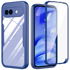 Husa 360° Google Pixel 10a, SKYDDAR INNOVATION, [Pachet 360°] ColorVerse, set cu sticker, Albastru