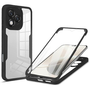 Husa 360° Honor 400 Lite, SKYDDAR INNOVATION, [Pachet 360°] ColorVerse, set cu sticker, Negru