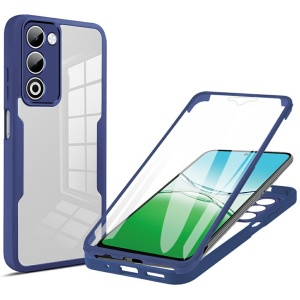 Husa 360° Oppo A5 4G / A5 5G, SKYDDAR INNOVATION, [Pachet 360°] ColorVerse, set cu sticker, Albastru