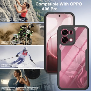 Husa 360° Oppo A6 Pro 5G, Fata spate, [Pachet 360°] ColorVerse, set cu sticker, Negru - Img 6