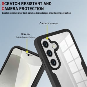 Husa 360° Samsung Galaxy A37 5G, SKYDDAR INNOVATION, [Pachet 360°] ColorVerse, set cu sticker, Roz - Img 5