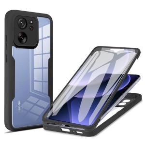 Husa 360° Xiaomi 13T / 13T Pro, SKYDDAR INNOVATION, [Pachet 360°] ColorVerse, set cu sticker, Negru