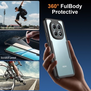 Husa 360° Xiaomi Redmi Note 15 4G / Redmi Note 15 5G, SKYDDAR INNOVATION, [Pachet 360°] ColorVerse, set cu sticker, Negru - Img 6