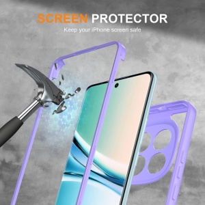Husa 360° Xiaomi Redmi Note 15 4G, SKYDDAR INNOVATION, [Pachet 360°] ColorVerse, set cu sticker, Mov - Img 3